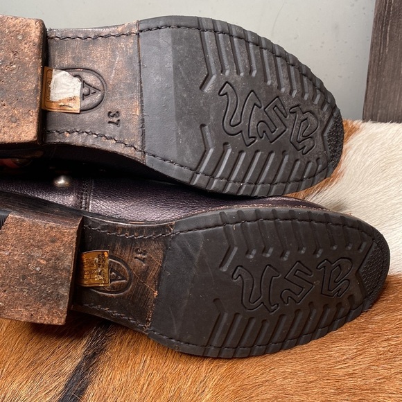 Womens ash leather moto boots size 37 check them out very nice thanks 🙏 - Picture 6 of 9